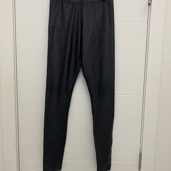 American Apparel Faux Leather Leggings - Picture 3 of 6